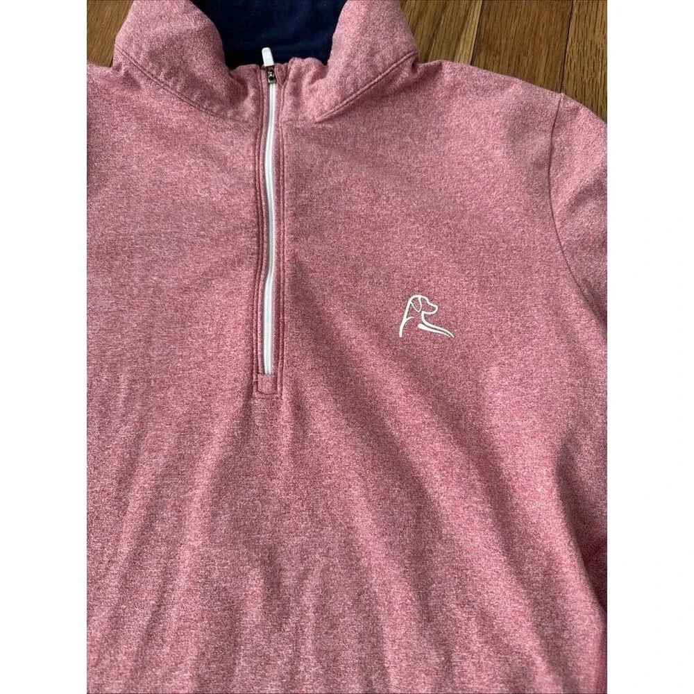 Rhoback Women's The Heather Performance Q-Zip Long Sleeve Shirt Dusty Red Size S - Picture 3 of 5